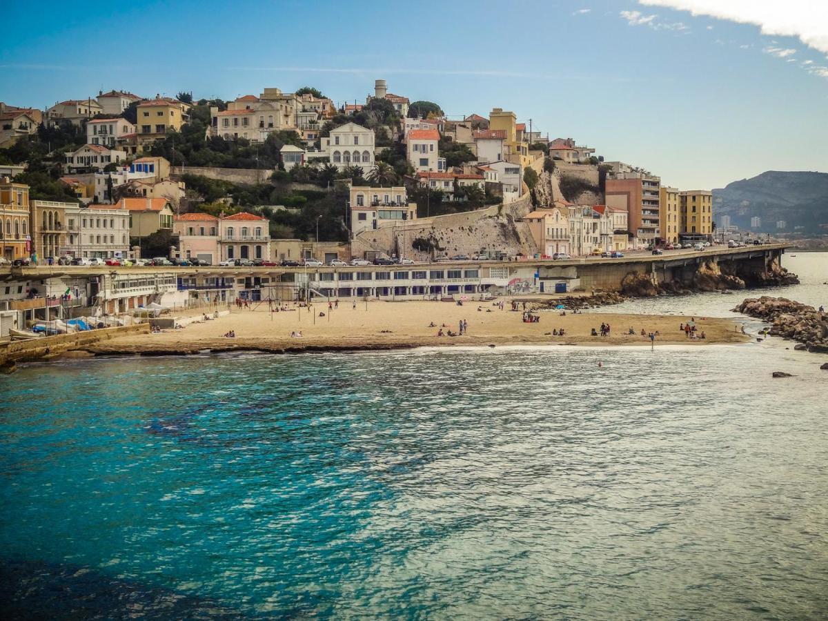 T2 Equipe Au Calme + Terrasse A 1 Km De La Mer Marseille Exteriér fotografie